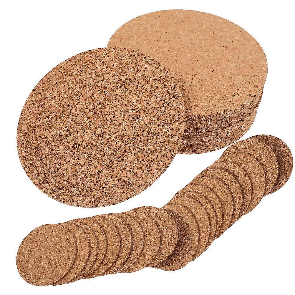 Round Cork Coasters for Cup Heat Resistant Coasters 200 Pieces