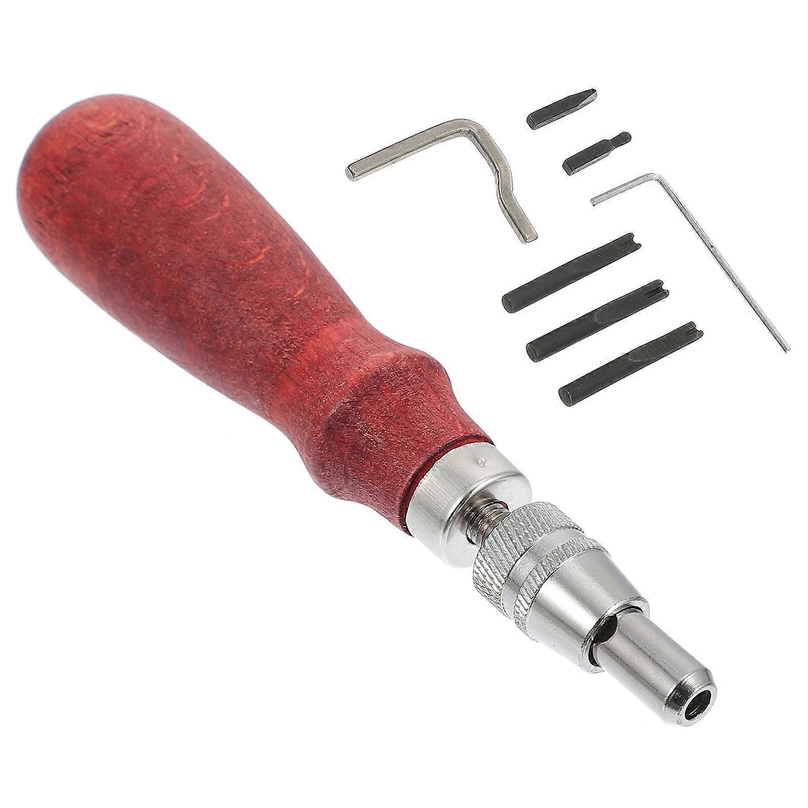 Hand Tools 7 in 1 Groover Craft Tool Set for Leatherwork