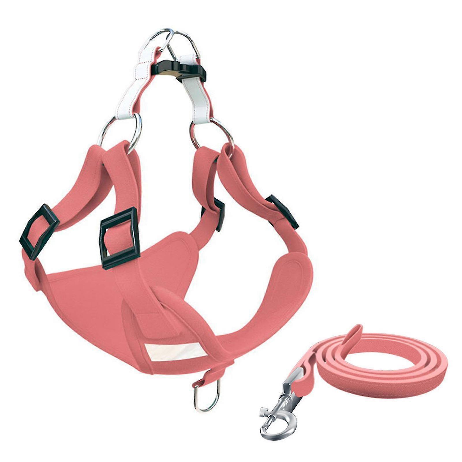 25-26 Dog Harness Soft Adjustable Escape Proof With Reflective Tape