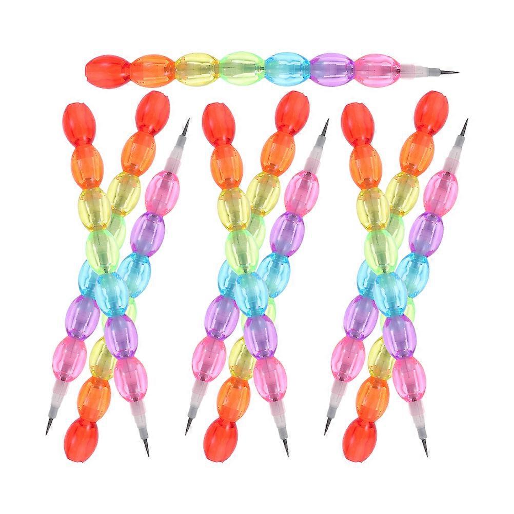 Kids Pencils Stackable Pencils for Writing Use 50Pcs Plastic Assorted Color