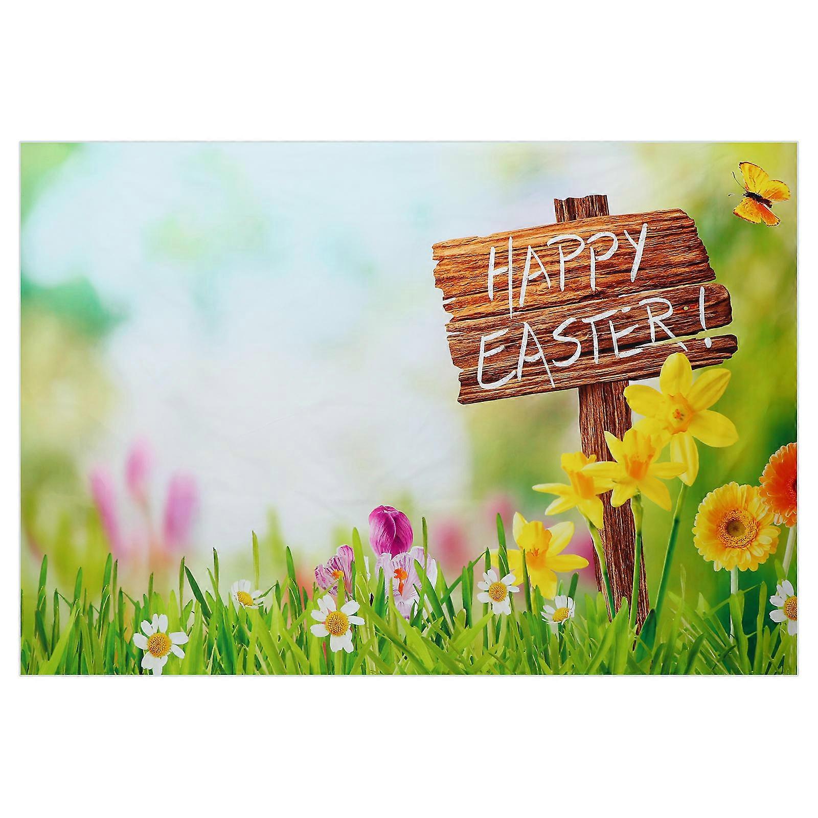 Easter Grass Backdrop Photography Cloth for Decoration 3Pcs