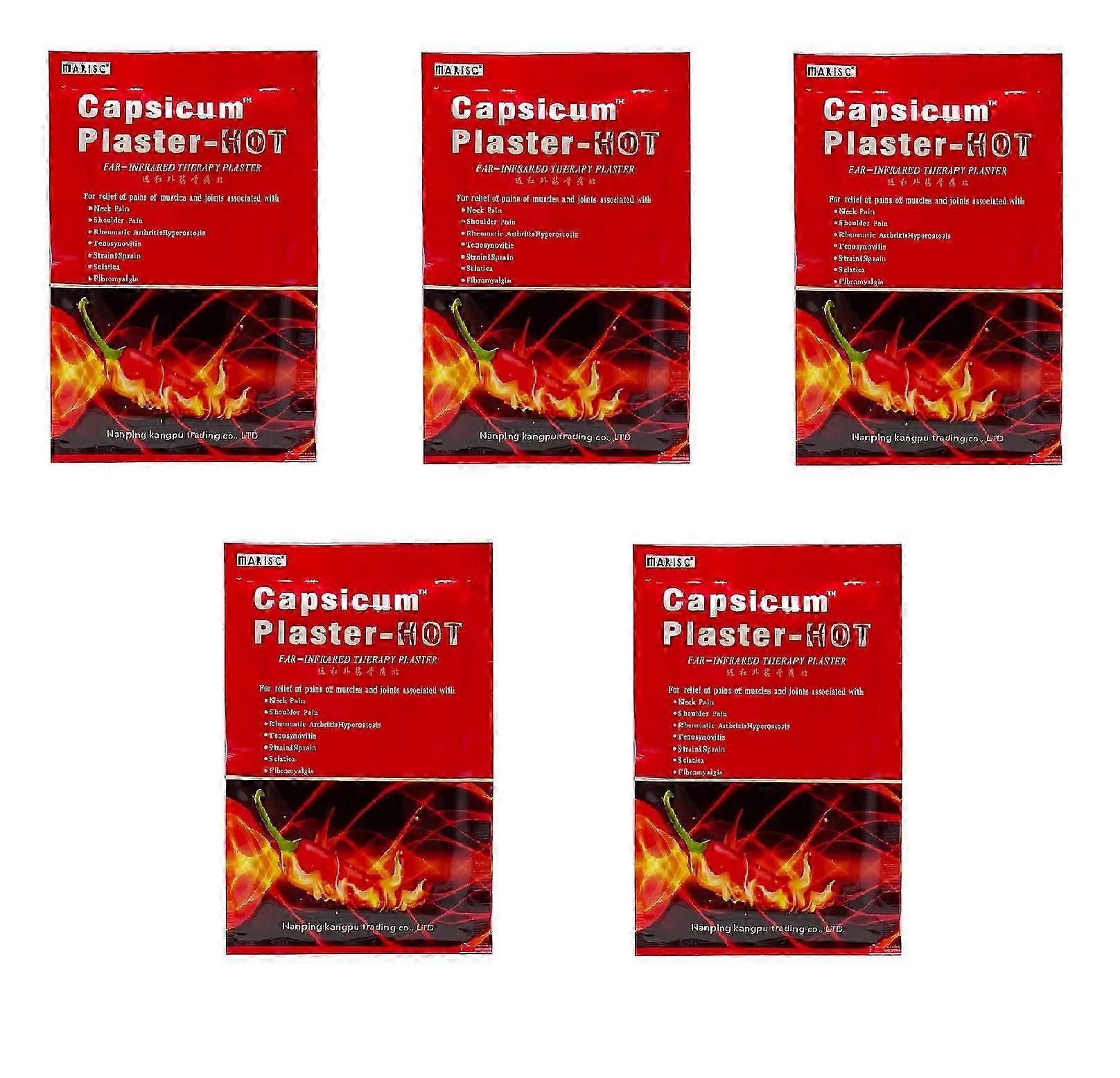 40pcs Capsicum Hot Patch Muscle Strain Back Knee Joint Patch