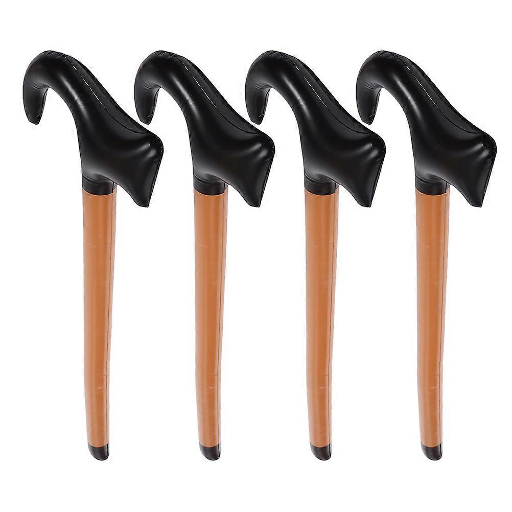 Inflatable Walking Stick Props for Party 4Pcs Halloween Decorations Balloons