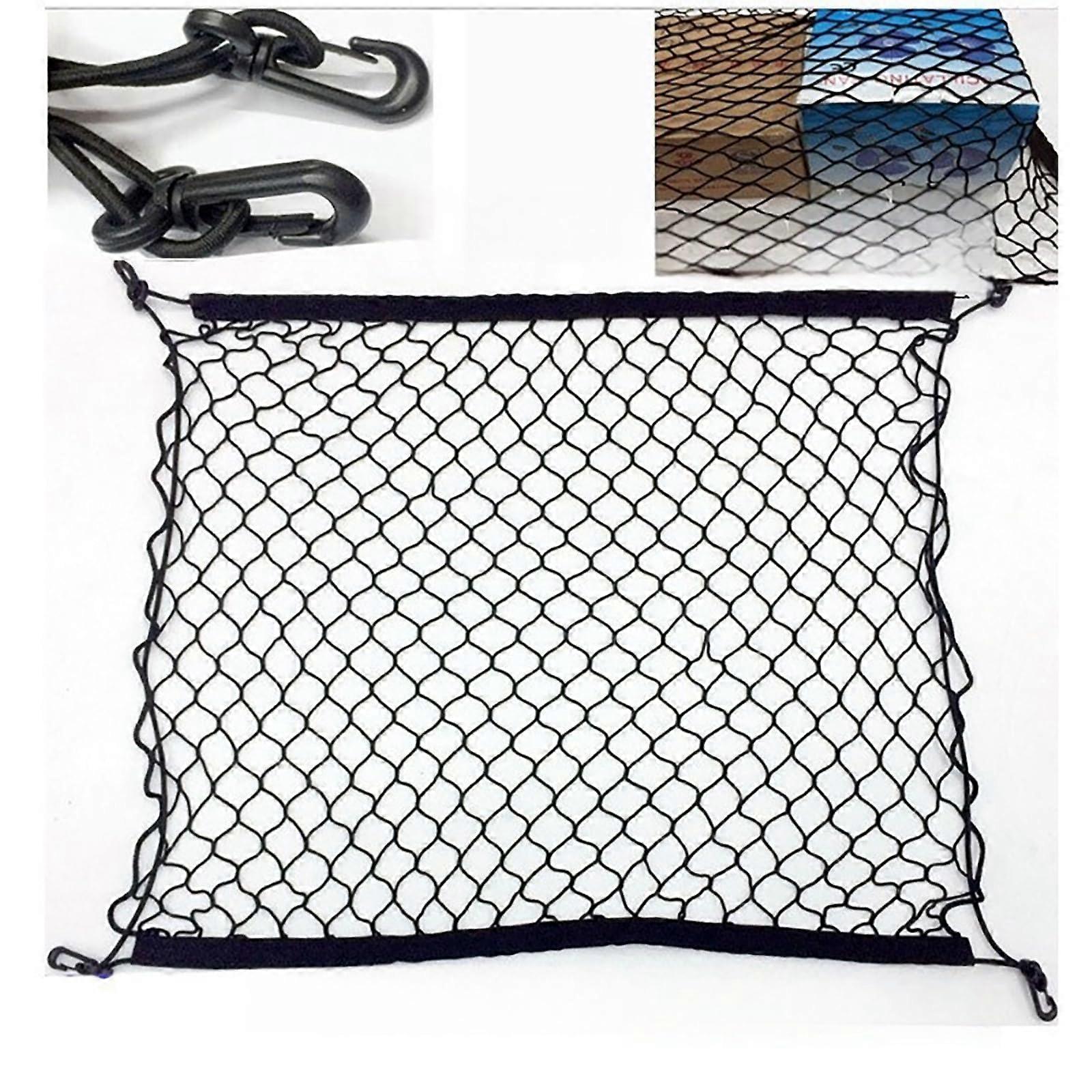 Car Cargo Net for Opel Combo Life 20182025, Adjustable Elastic Trunk Organizer with Hooks