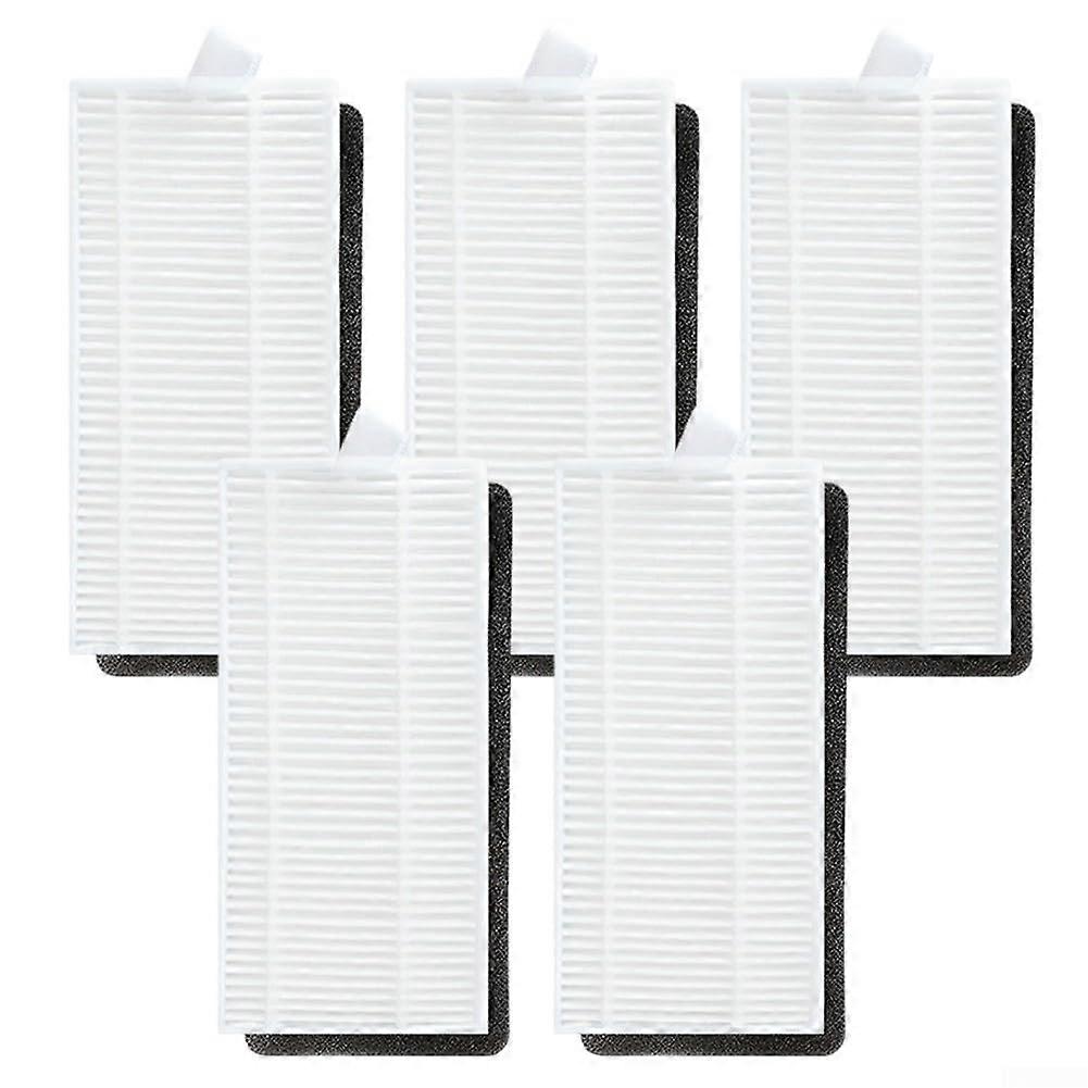 Robot Vacuum Filter Replacement Kit for Liectroux X6 R600 Puron PR12 PRO, 5Pack Efficient Dust Filtration
