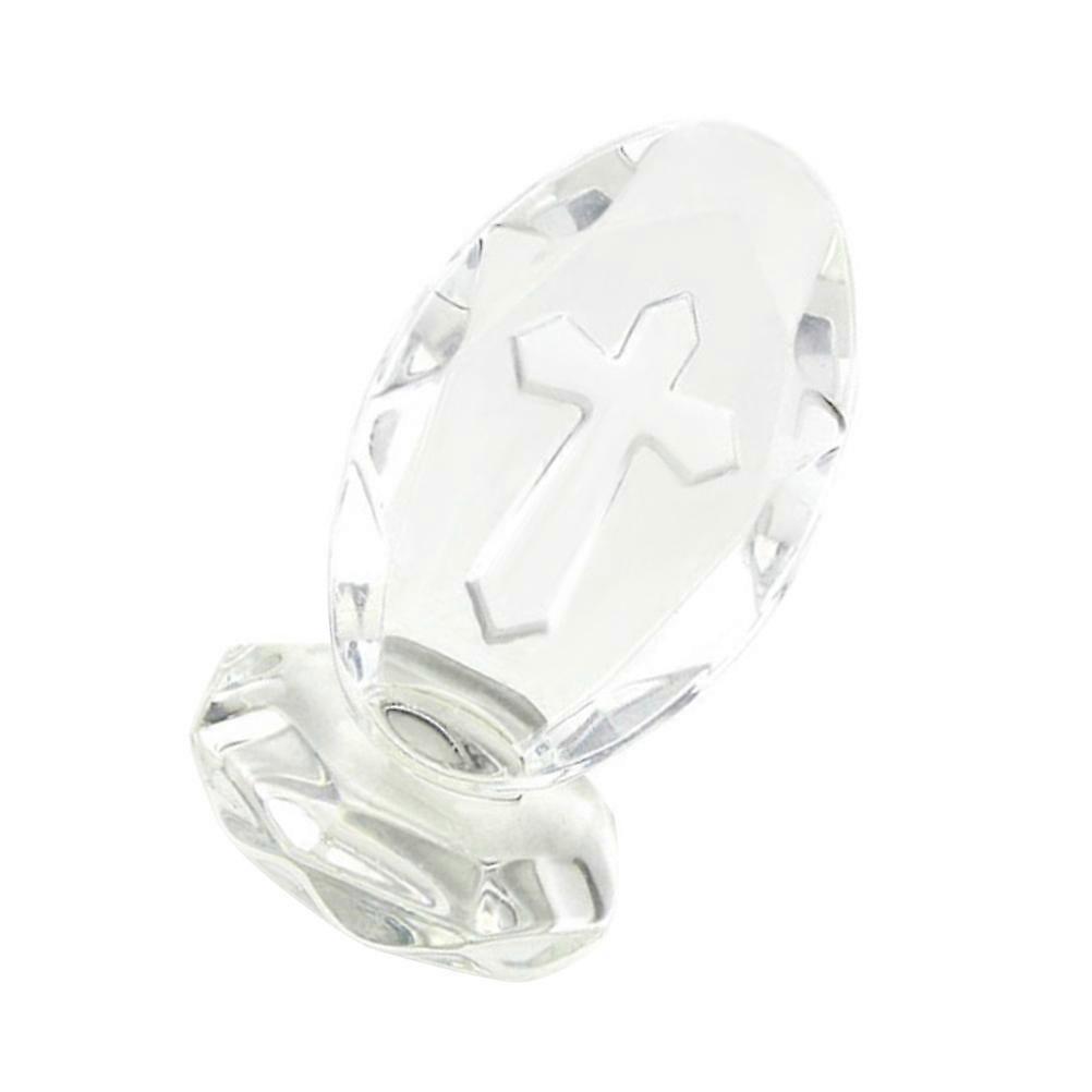 Crystal Figurine Cross Decoration for Home Tabletop Decor