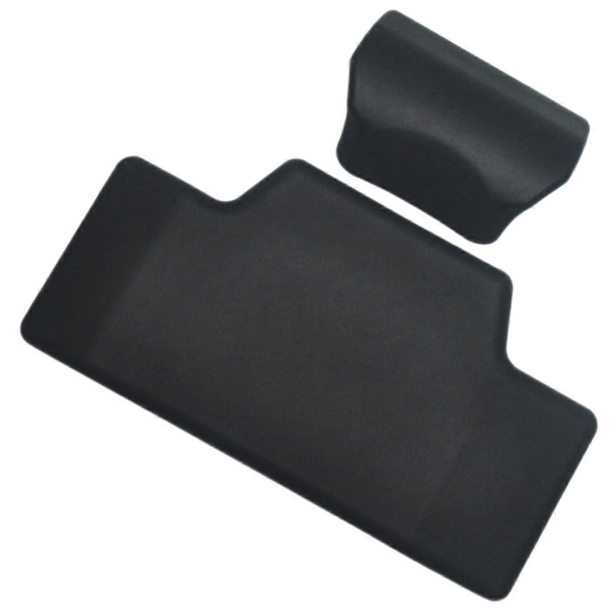 2Pcs Motorcycle Backrest Cushion Pad with Shockproof Support and Lumbar Pressure Relief