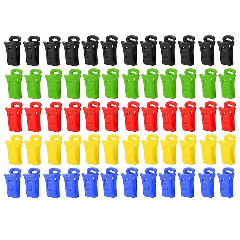 60Pcs Washing Machine Dryer Clips with Hooks, SpaceSaving Laundry Hanging Clips for Easy Storage