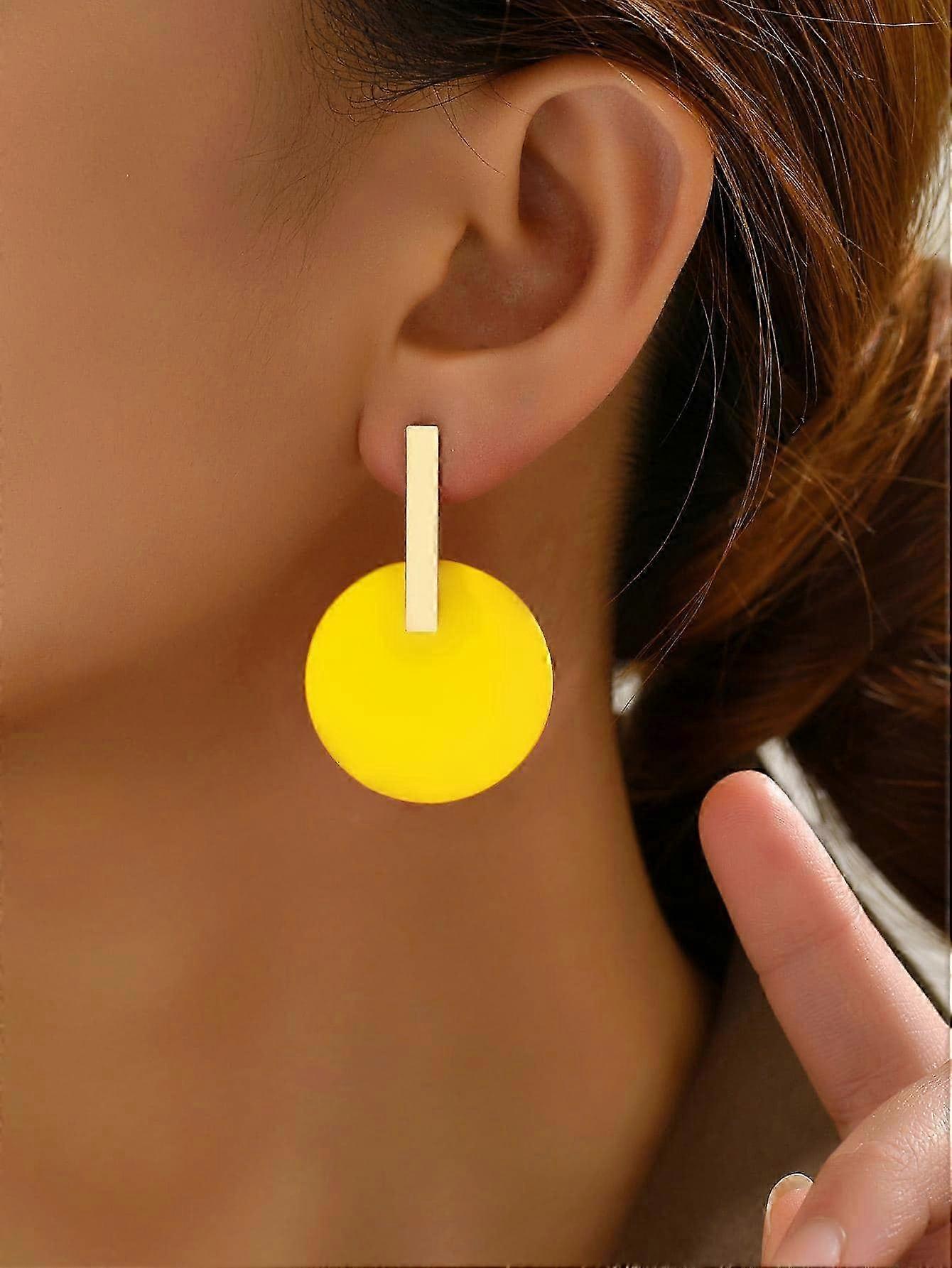 Pendientes colgantes redondos 2025
