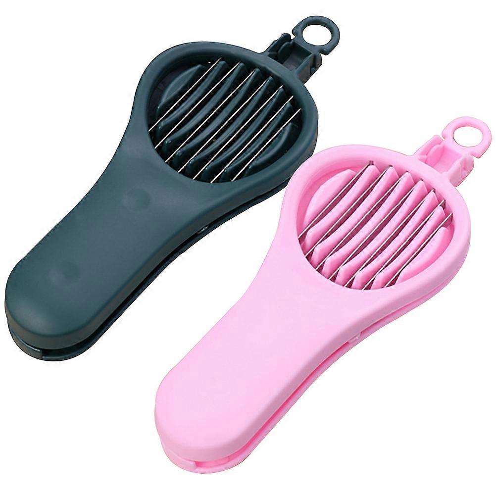 Red Date Core Remover Kitchen Gadget 2Pcs Assorted Color Compact Design Multi-use For Home Use