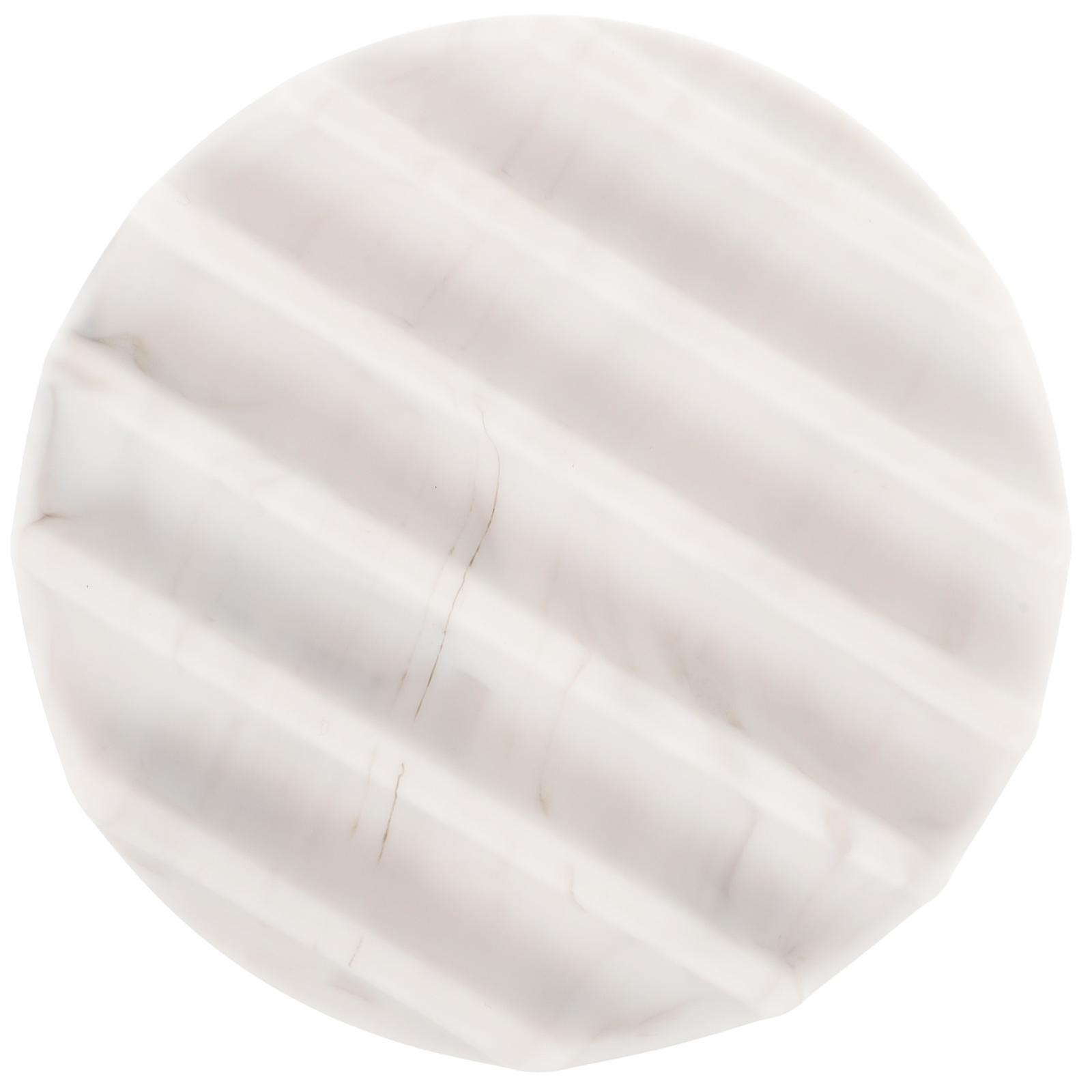 Round Soap Holder Silicone Bathroom Draining Soap Dish 2Pcs