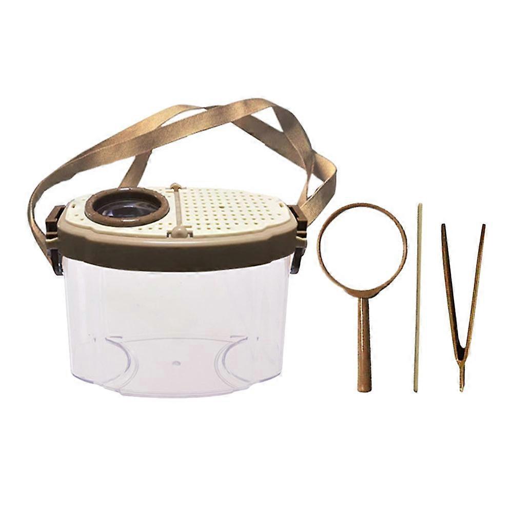 Assorted Color Insect Observation Box Kit for Kids Outdoor Exploration 3Sets