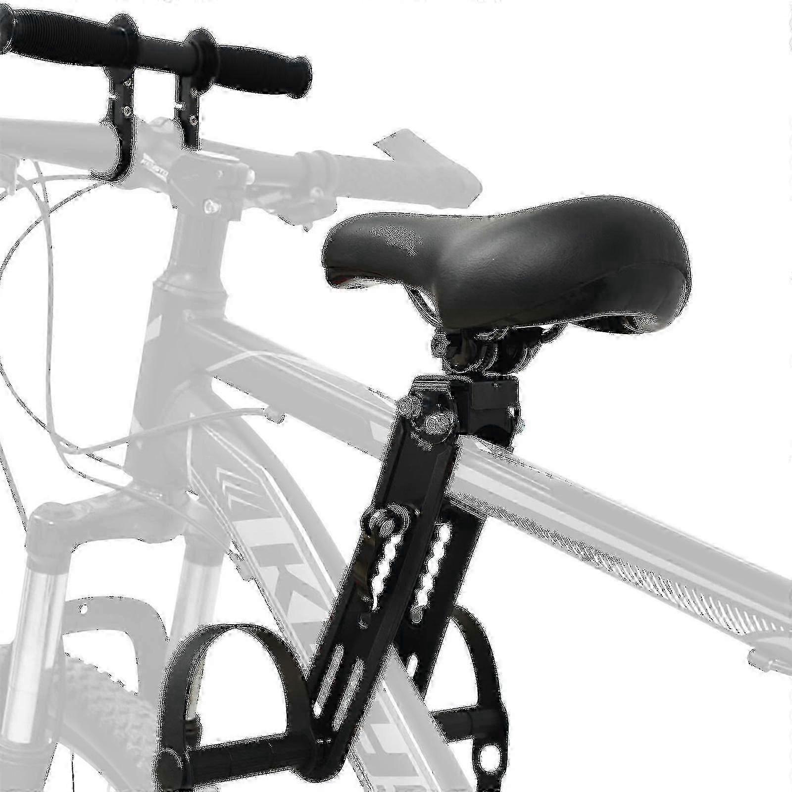 Bicycle seat for kids for mountain bikes with front mounting