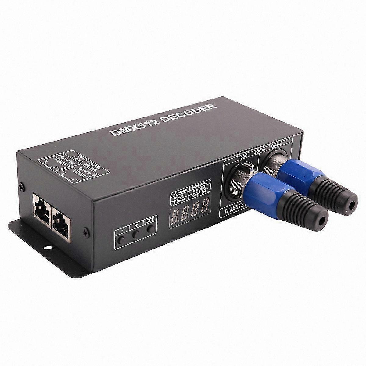 DMX512 LED RGBW Strip Light Controller with RJ45