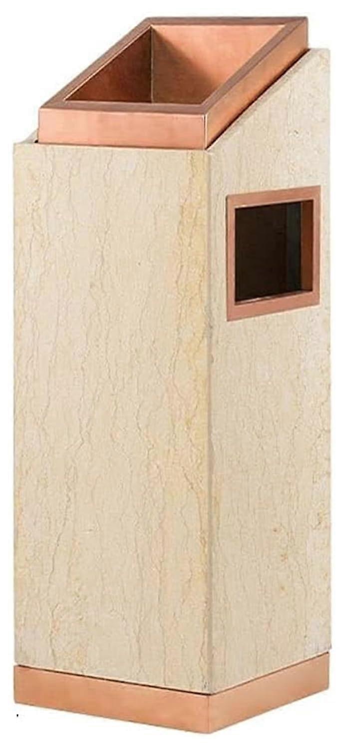 Slim Tilt Out Bathroom Trash Can 20L Decorative Stainless Steel Bin SpaceSaving RustResistant