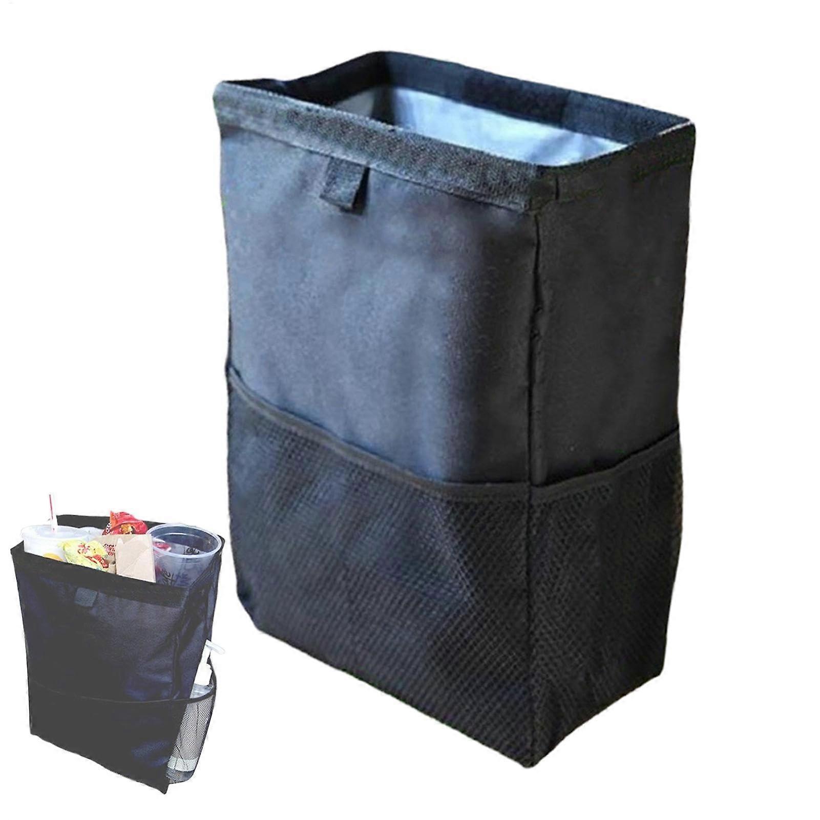LeakProof Car Trash Can with Large Capacity, Foldable Trash Bag for Travel and Camping