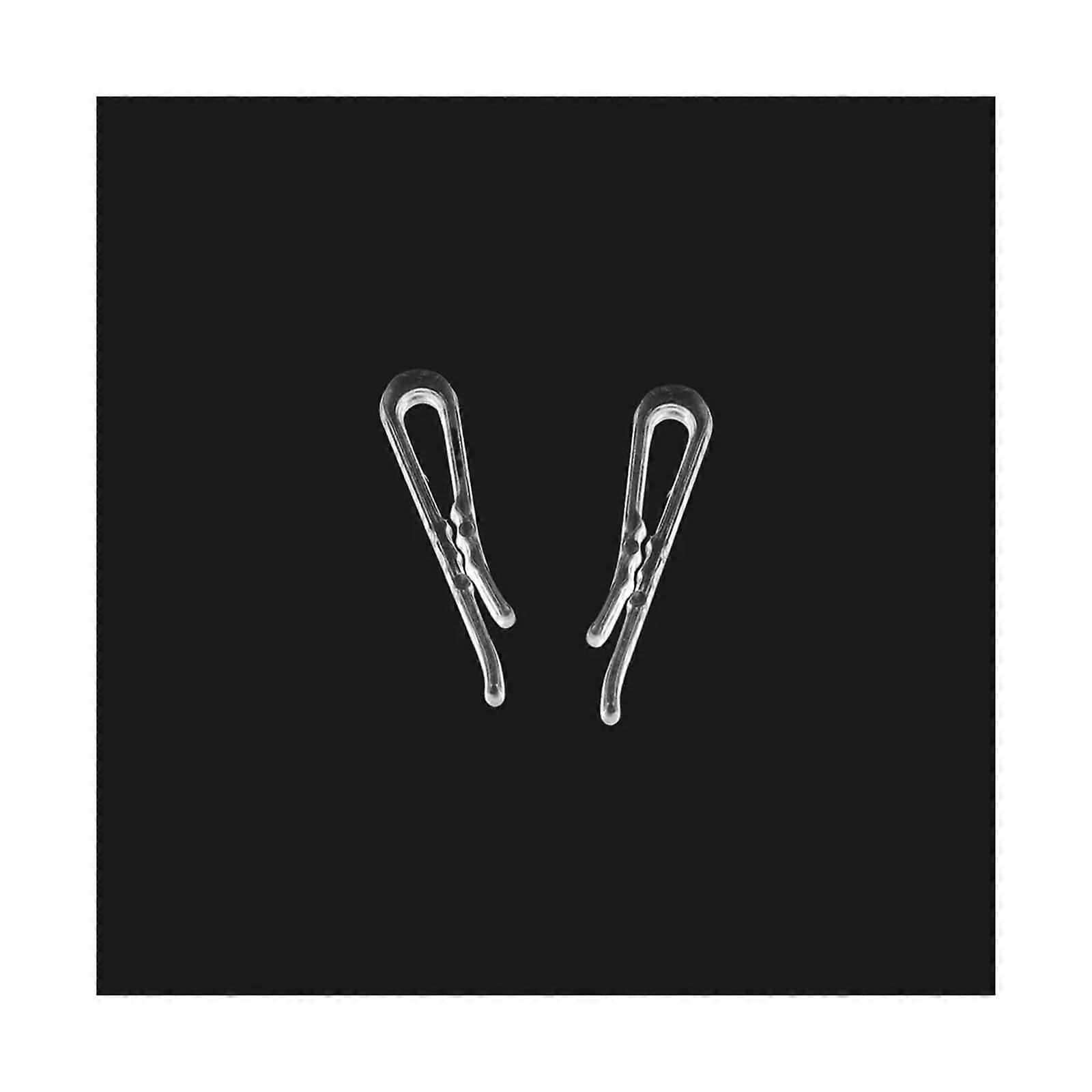 2000pcs Transparent Insulated Alligator Test Clips 38mm Durable Plastic with Secure Grip for Circuit Testing