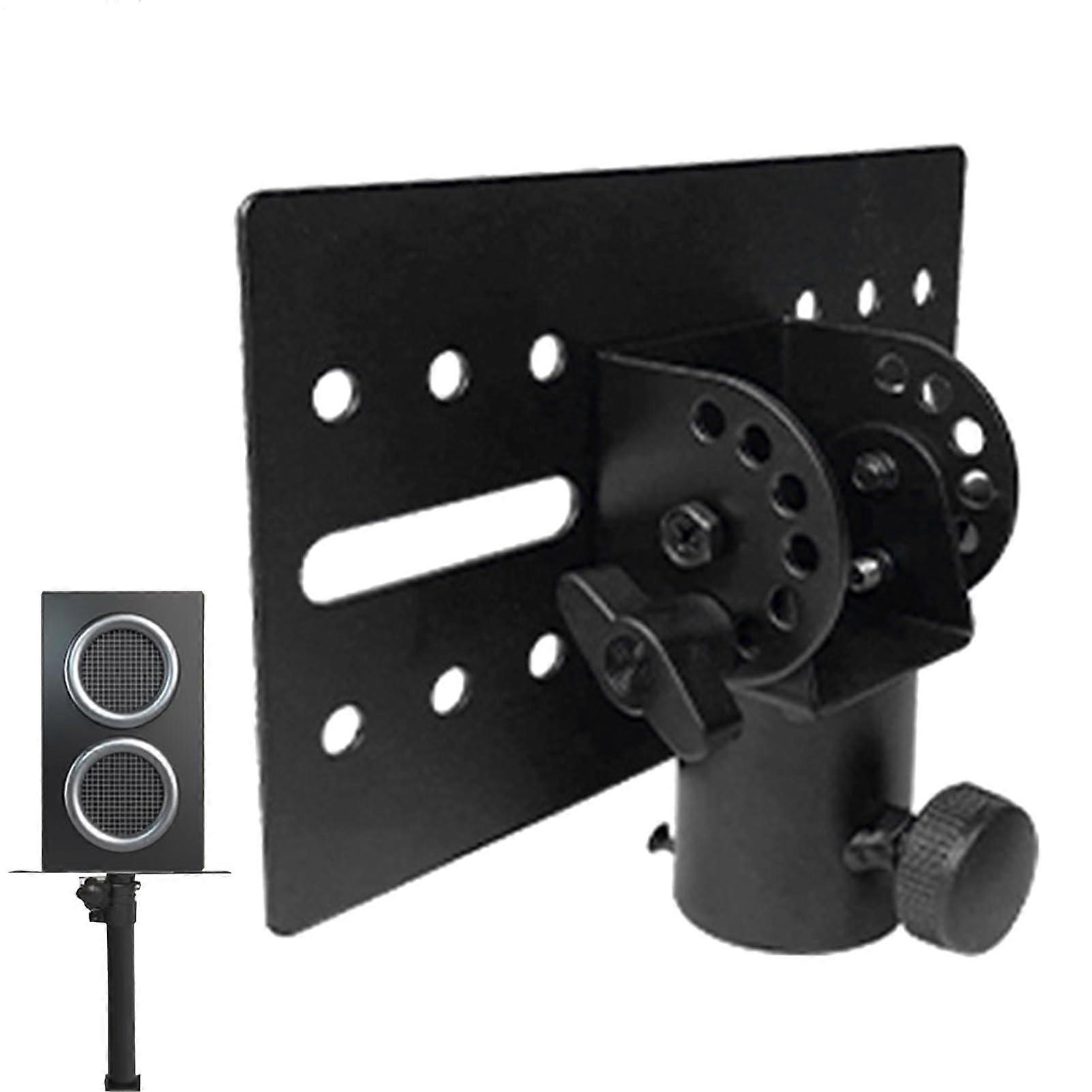 Adjustable Rotatable Speaker Mount Bracket with 360° Rotation for 35mm Tripod Pole Stand Adapter