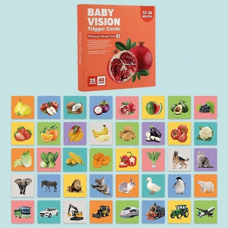 Baby Learning Flash Cards with Progressive Visual Design for Infant Stimulation and Color Recognition