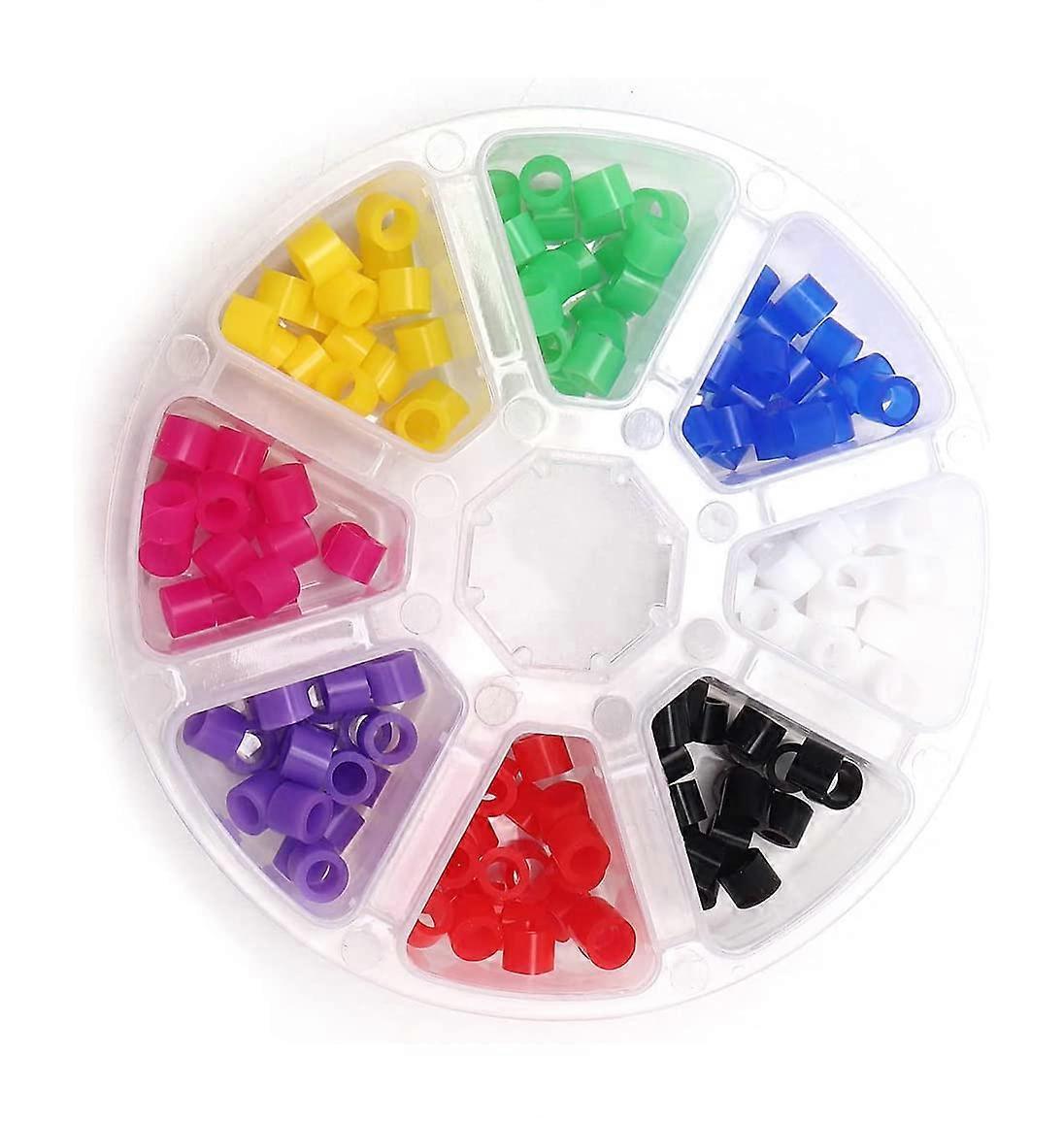 160PCS Dental Color Code Rings Silicone Multicolor Autoclavable Orthodontic Tool Identification