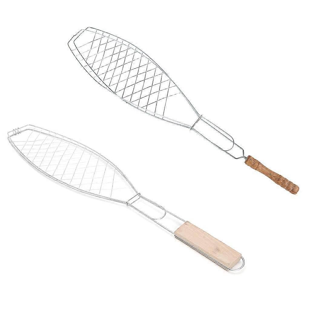 Grill Basket with Secure Locking Design for Outdoor BBQ Vegetables and Fish, Foldable Easy Flip