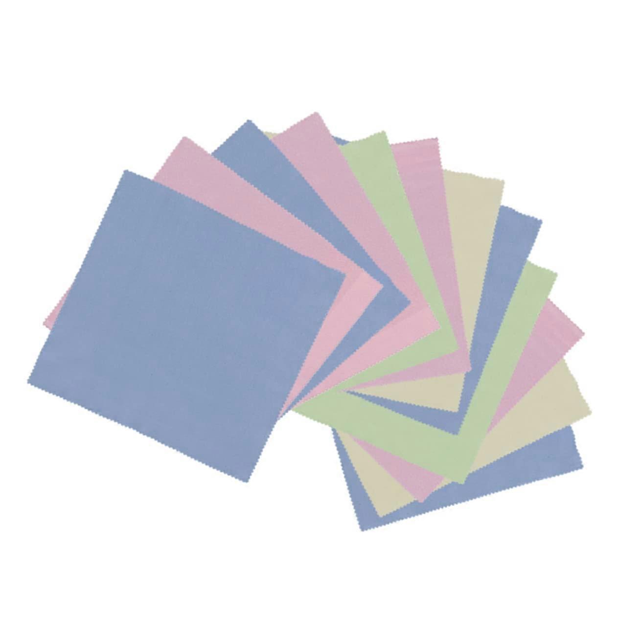 12pcs Microfiber Cleaning Cloth Scratch Lint for Glasses Cameras Screens Reusable