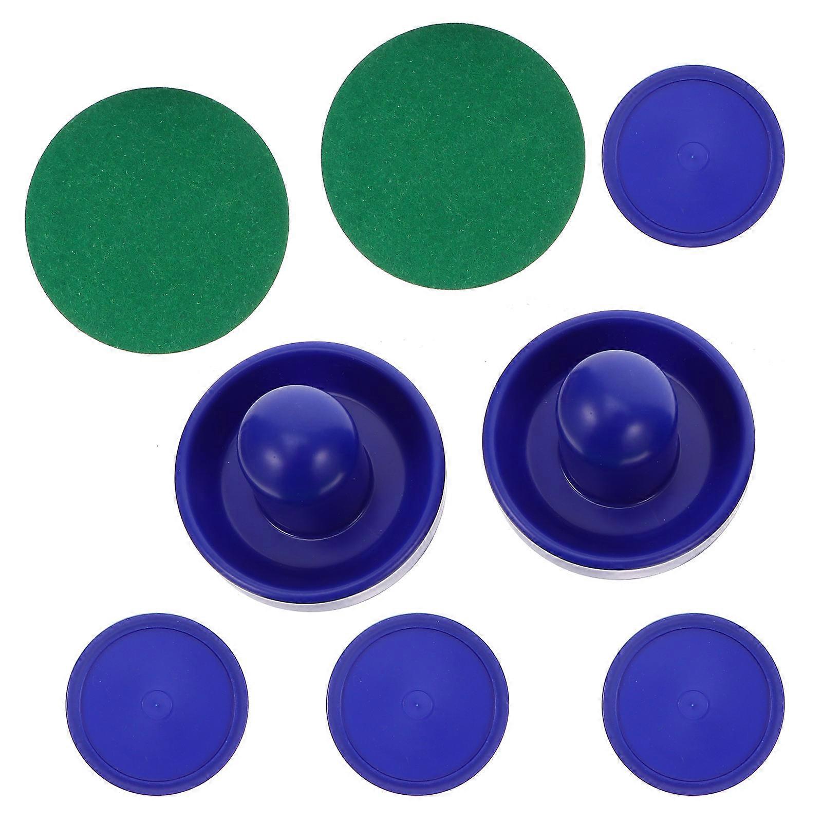 Air Hockey Pusher Set for Game Tables Replacement 1Set Plastic Puck Kit