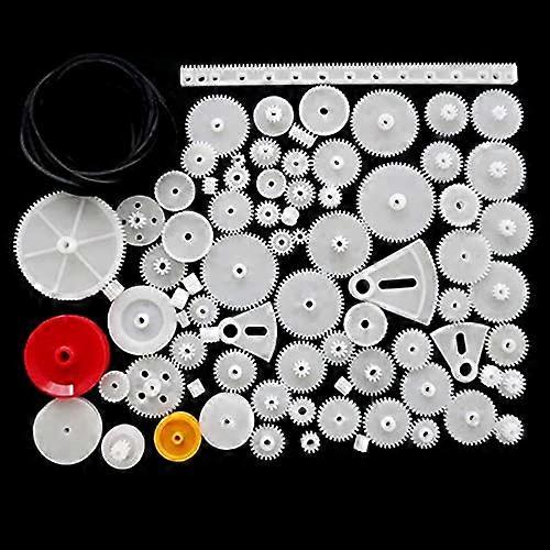 Plastic Gears Modulus 0.5 Assortment 81Piece DIY Model Rack and Gear Box Replacement Kit