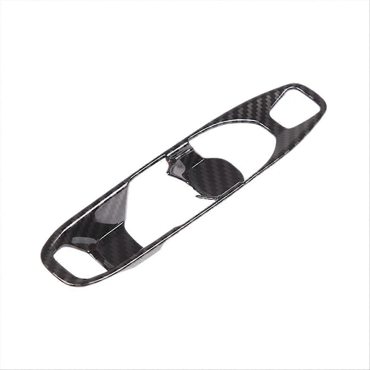 For Carbon Fiber Gear Shift Panel Cover Trim Accessories