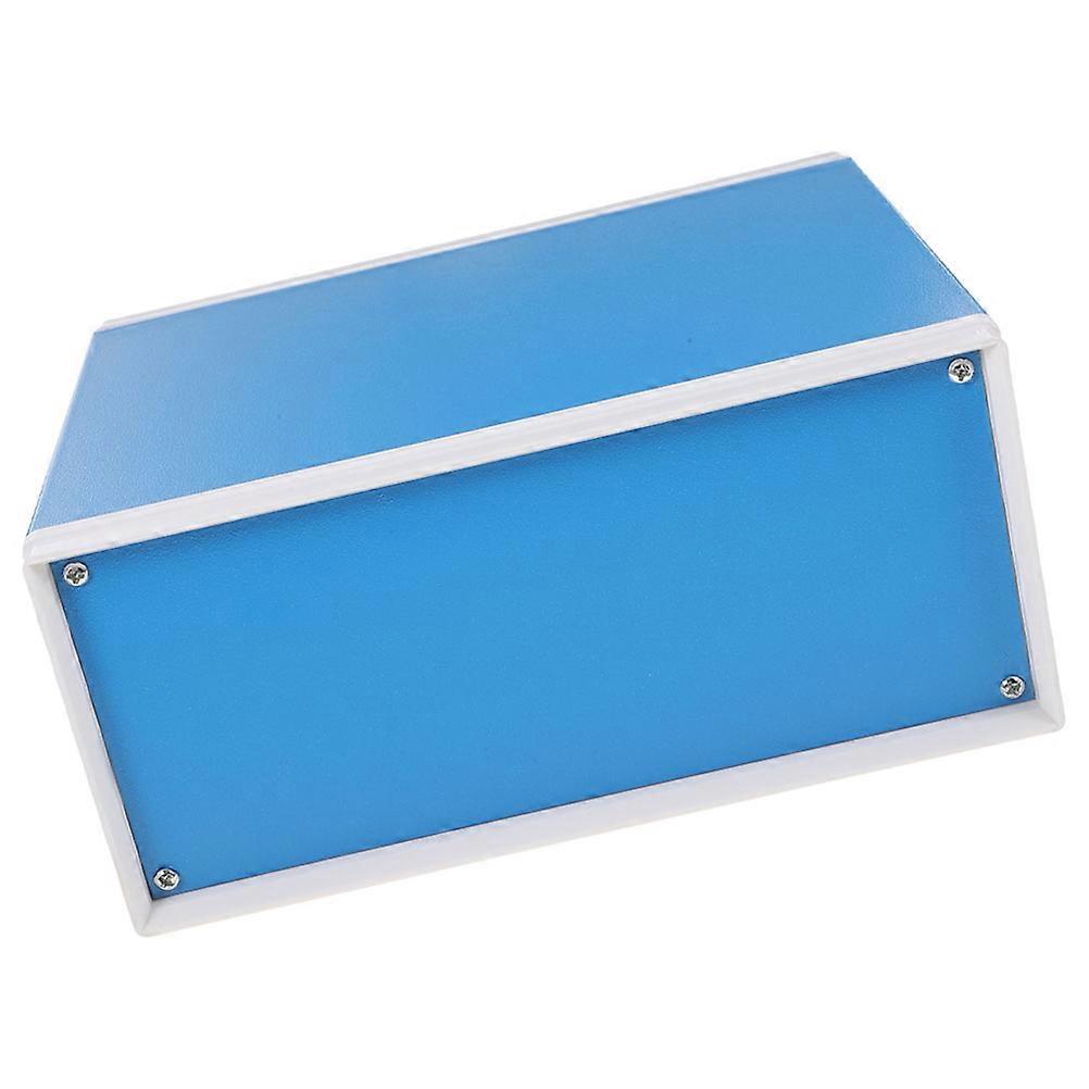 Metal Electronic Enclosure Box for Connecting 1 Portable Junction Case Blue