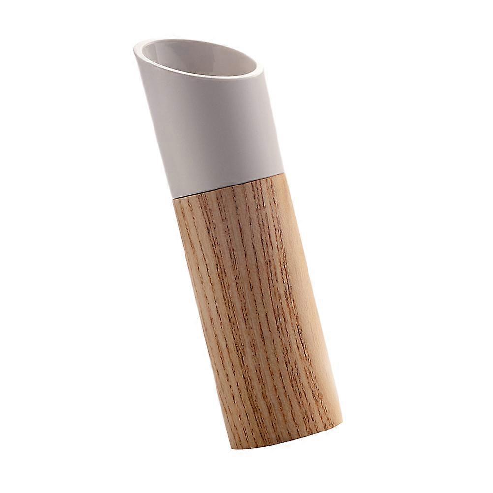White Pepper Mill Kitchen Tool for Manual Ceramic Core Grinding 1 Piece