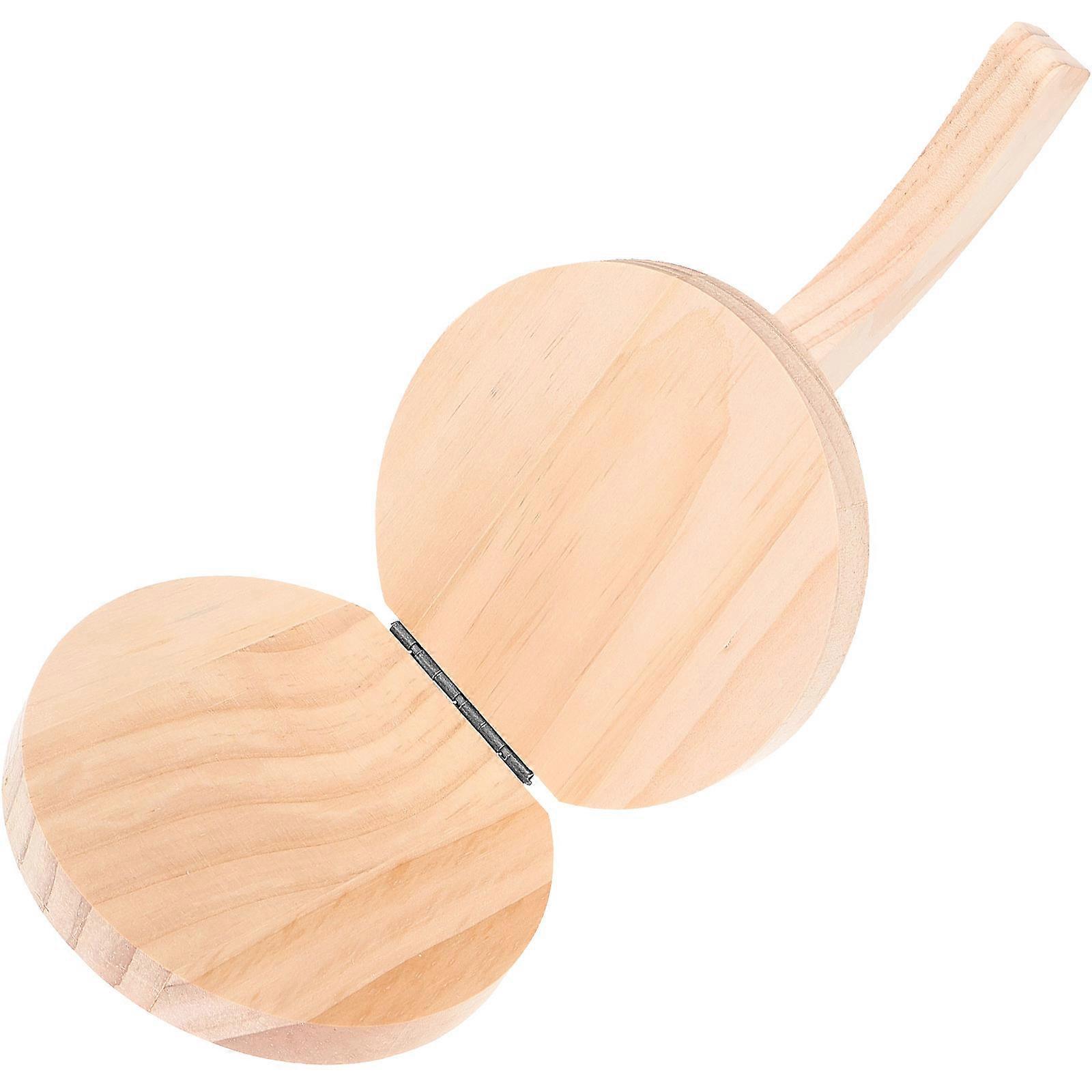 Dough Pressing Tool Wooden Dumpling Skin Mold for Labor-Saving Use