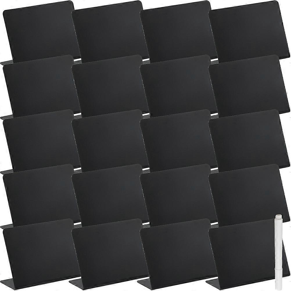 Mini Blackboard Sign for Writing with 1Set Tabletop Erasable Message Board