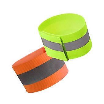 Reflective Wristbands  Visibility Adjustable Bands for Running Cycling Night Walking Wrist Ankle