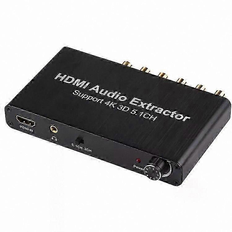 4K HDMI Audio Extractor with 3D & 5.1CH Surround Sound Decoder