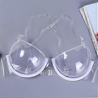 Soutien-gorge push-up transparent 3/4 bonnet pour femme, bretelles ultra-fines, sous-vêtement invisible, nouveau modèle