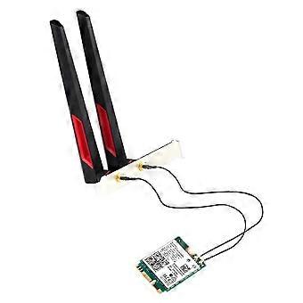 Green,For Intel BE200 WiFi 7 M.2 Card Bluetooth 5.4 BE200NGW 2.4G/5G/6GHz Wireless Adapter Network Card with Antennas(10Dbi)-chengdu