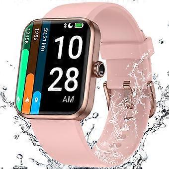 Pautios 40mm Waterproof Smartwatch for Women Compatible with Alexa, Heart and Oxygen Monitor Fitness Tracker