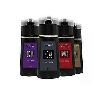 Nova Haarfärbemittel 5 Farben 3-in-1 Haarpflege Shampoo Natürlich Schnell Weiß Haare Färben Schwarz Haarfarbe Langanhaltend Praktisch Für Männer und Frauen Haarpflege Pflege