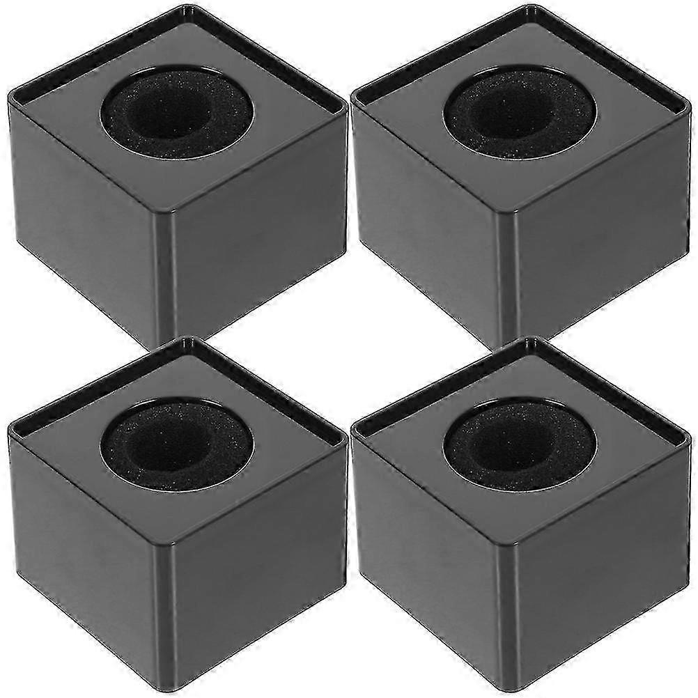 4pcs Mic Holder TV Logo Flag Stations Wireless Microphone