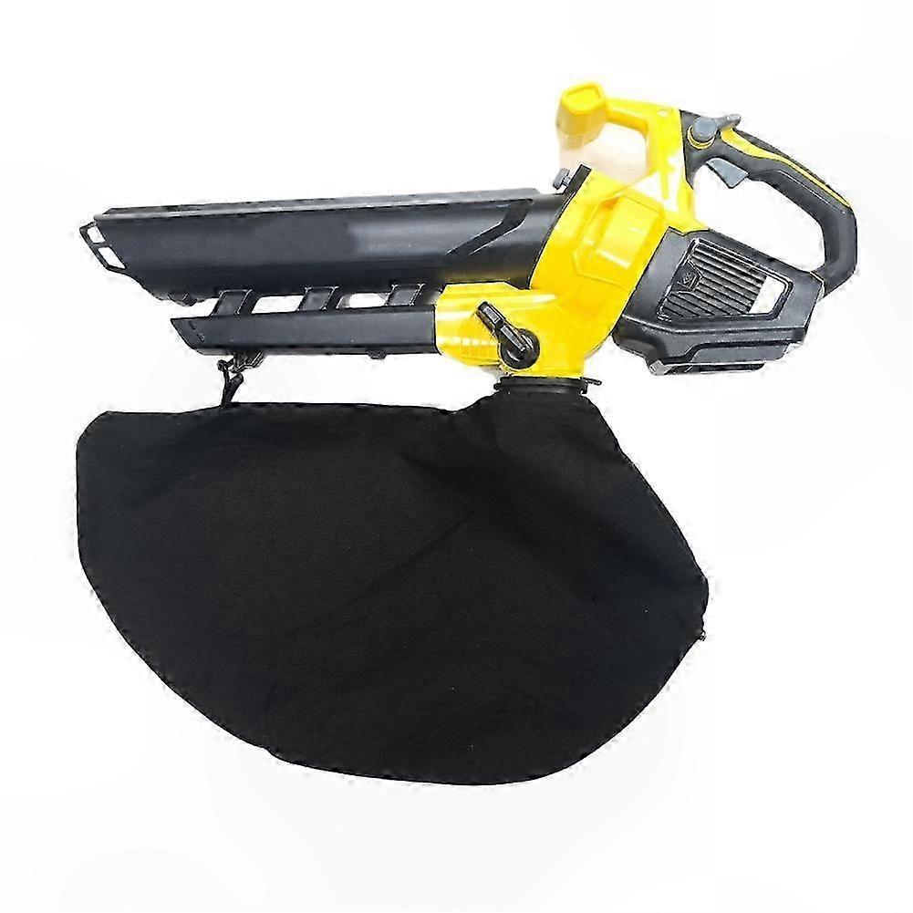 Black Canvas Dust Bag for Leaf Blower and Vacuum Replacement Accessory, Compatible with Multiple Models