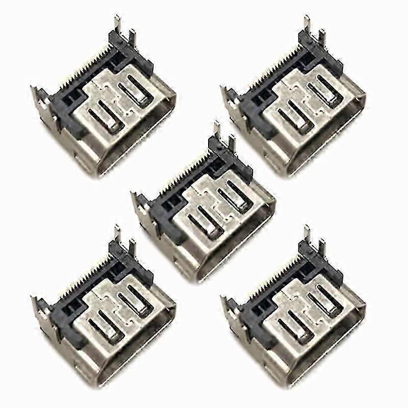 5x HDMI-Compatible Port Socket Jack Connectors for P5 Console Spare Part
