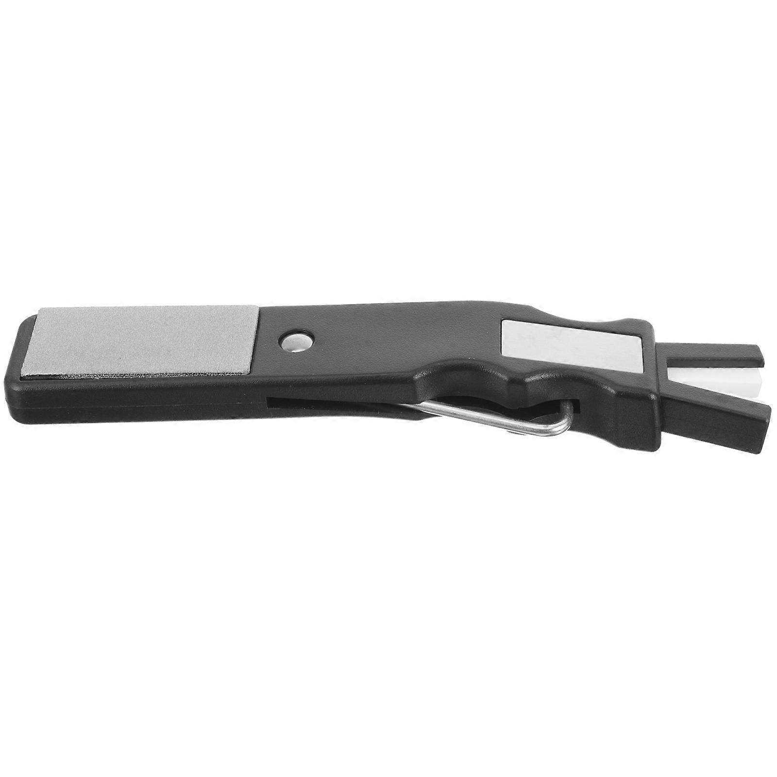 Ice Sharpener Skate Sharpening Tool for 2Pcs Reusable Black Grindstone