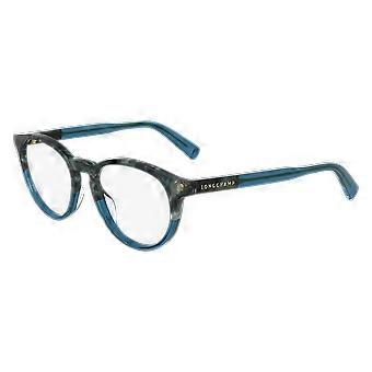 Eyewear Frames LONGCHAMP LO2752 408 TEXTURED BLUE/BLUE 49/17/140 FEMALE