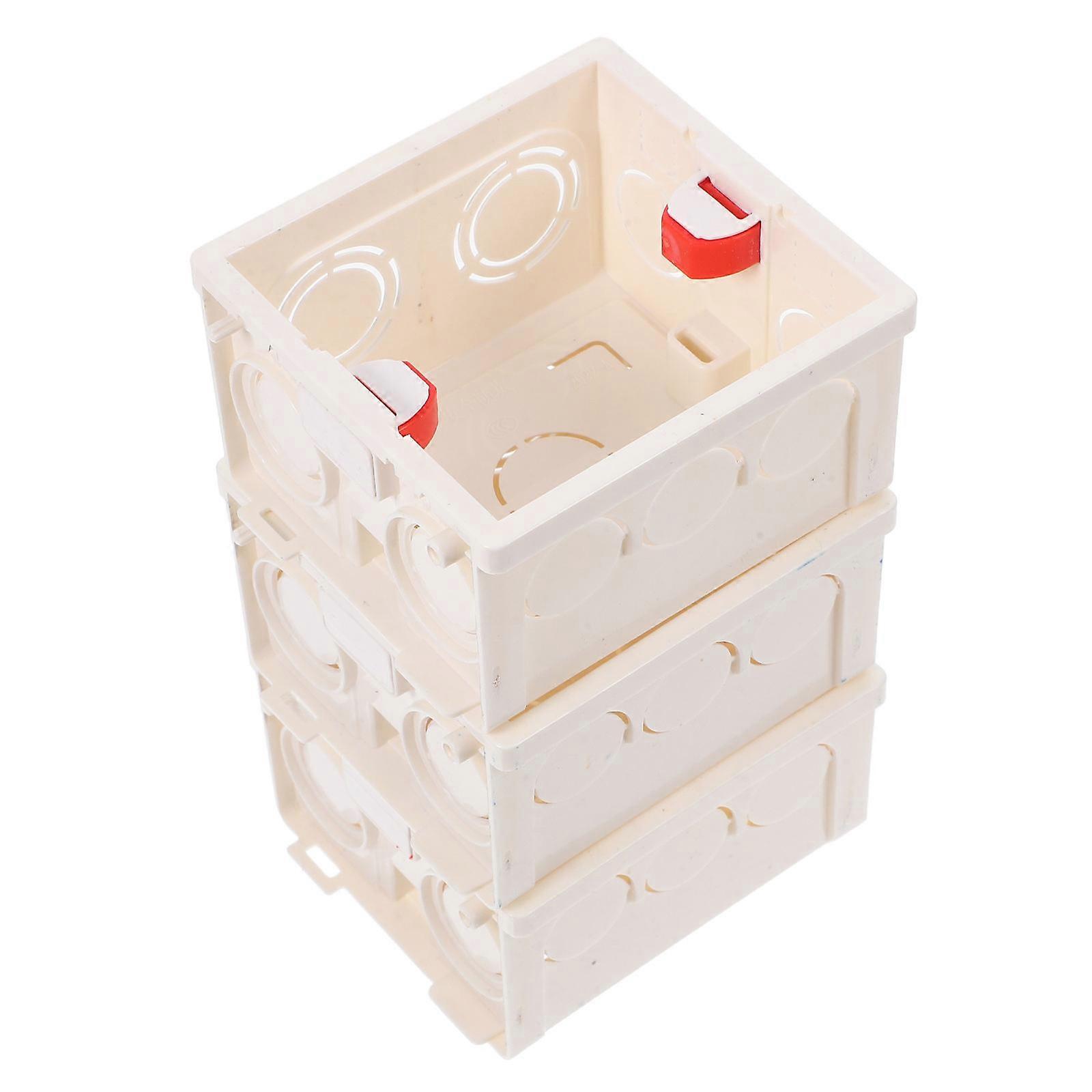 Waterproof Junction Box 15 Pcs Electrical Project Box Concealed Installation For Wall Switch Panels Multi Colored