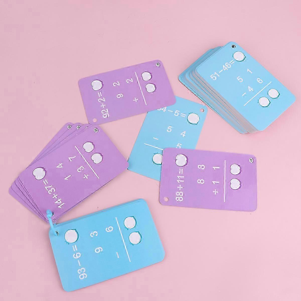 Educational Flash Cards Math Set for Kids Math Practice 1Set
