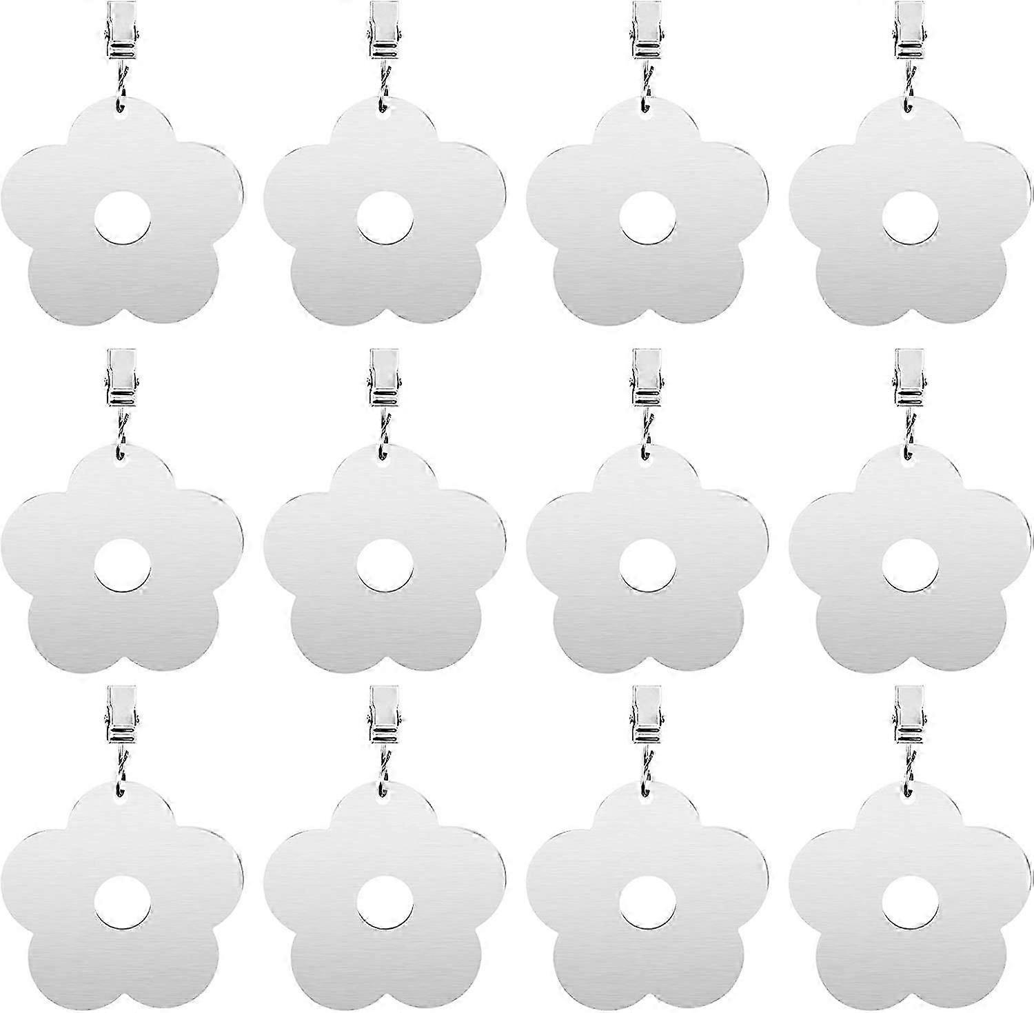 12pcs Heavy Tablecloth Weights,with Clips