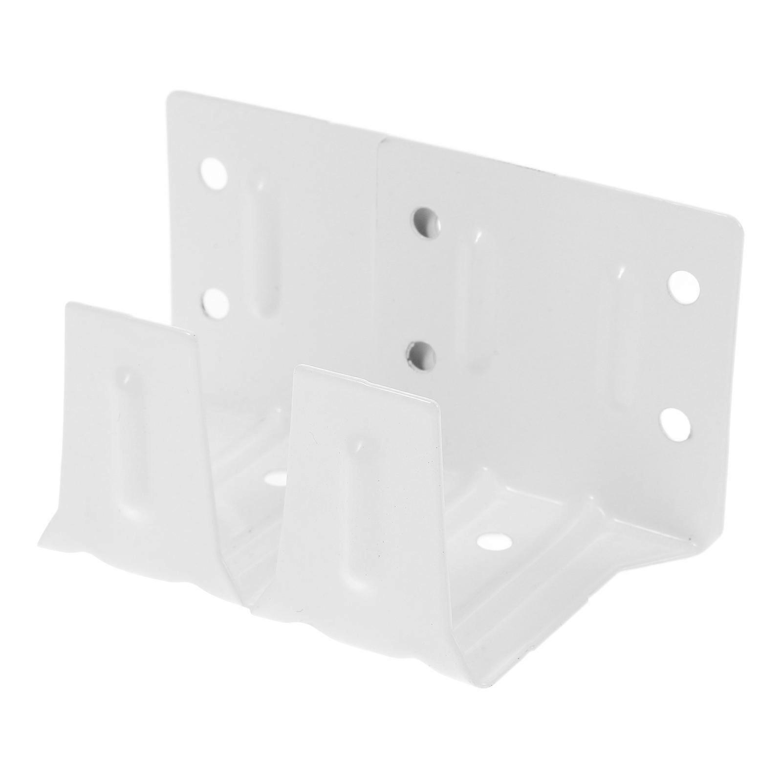 Blind Holder White Mounting Brackets for 2Pcs Window Blinds Headrail