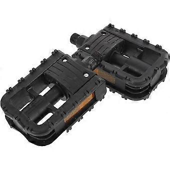 Pedales plegables para bicicleta (2 unidades) de plástico antideslizantes, compatibles con bicicletas de montaña, de carretera y eléctricas, para ciclismo y desplazamientos urbanos.