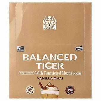 Balanced Tiger Proteinriegel, Vanille-Chai, 12 Riegel, je 44 g